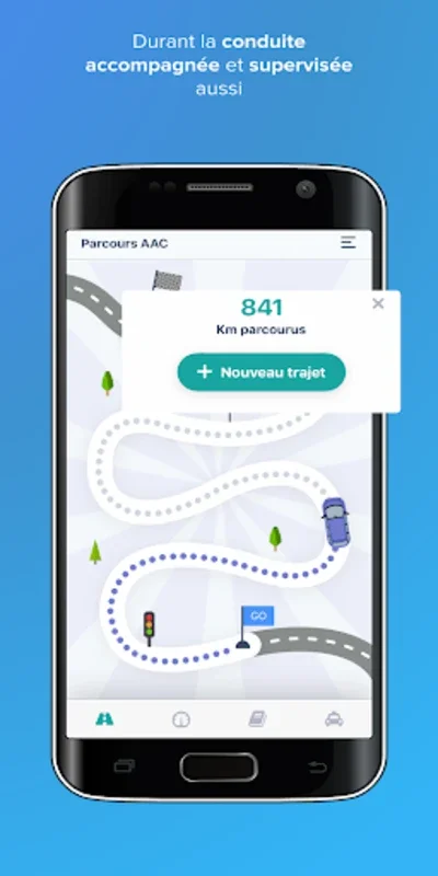 Mounki Copilot for Android: Track Driving Progress