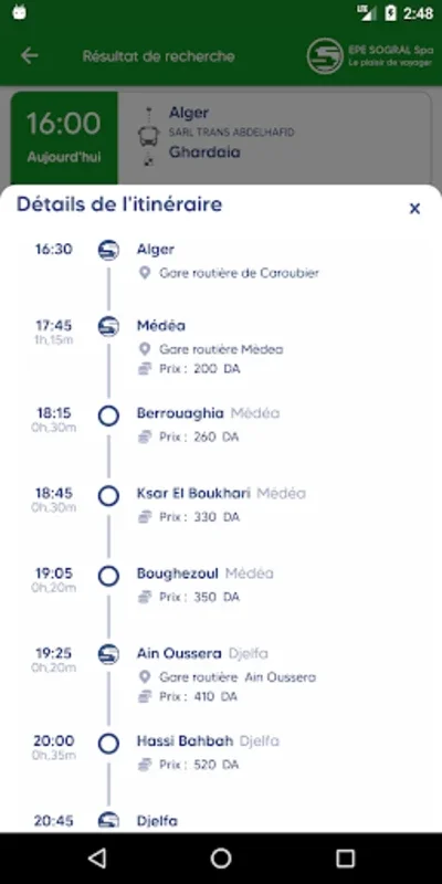 MAHATATI for Android - Manage Your Algeria Bus Travel