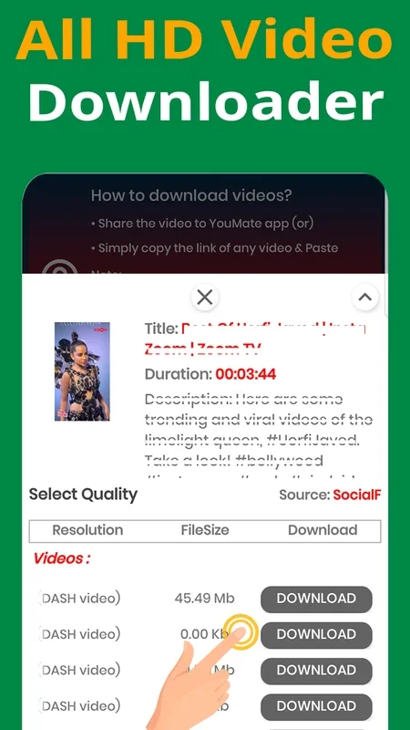 YouMate Video Downloader for Android - Download Videos with Ease