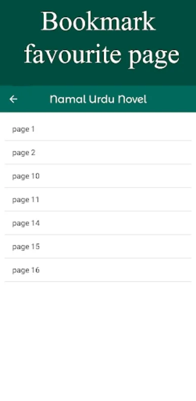 Namal Urdu Novel for Android - Immersive Reading Experience