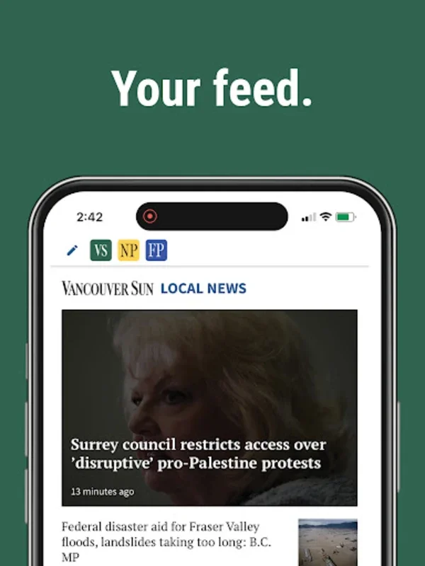 The Vancouver Sun for Android - Personalized News Experience