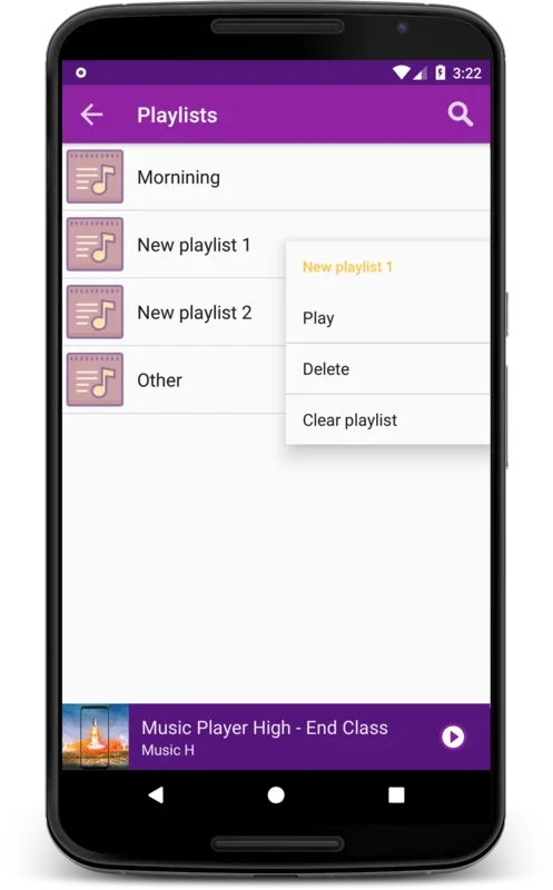 Mp3 Music Player Free Jellybean for Android: Stylish MP3 Playback