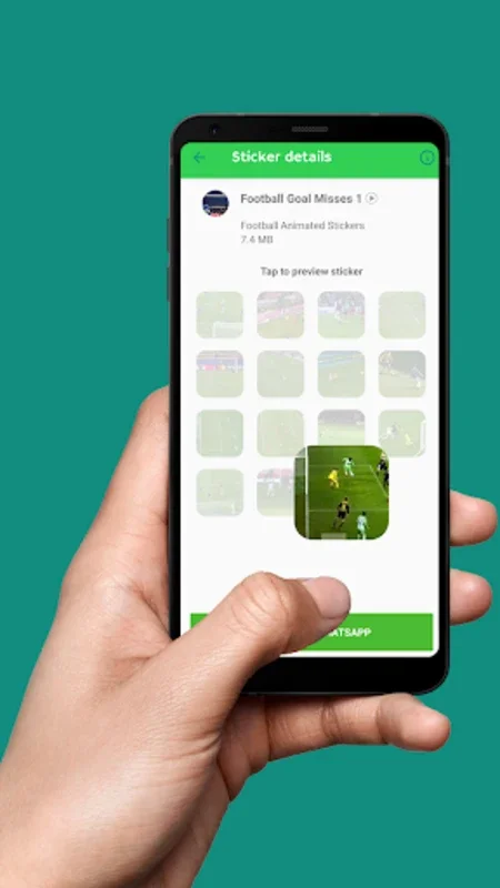 Football Animated Stickers for Android - Enhance Chats