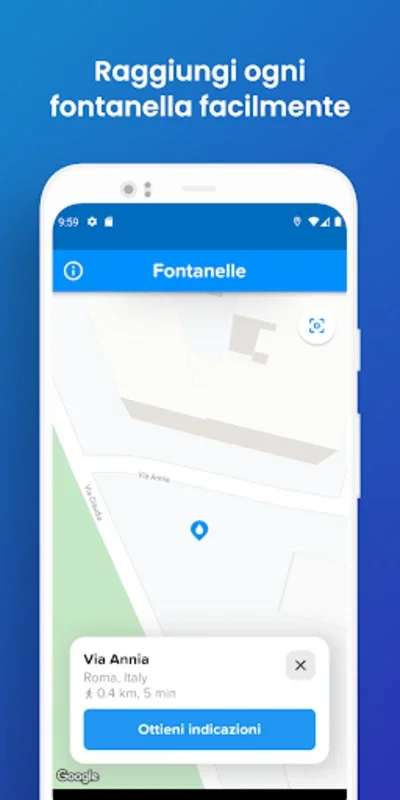 Fontanelle for Android - Find Over 206,000 Drinking Fountains