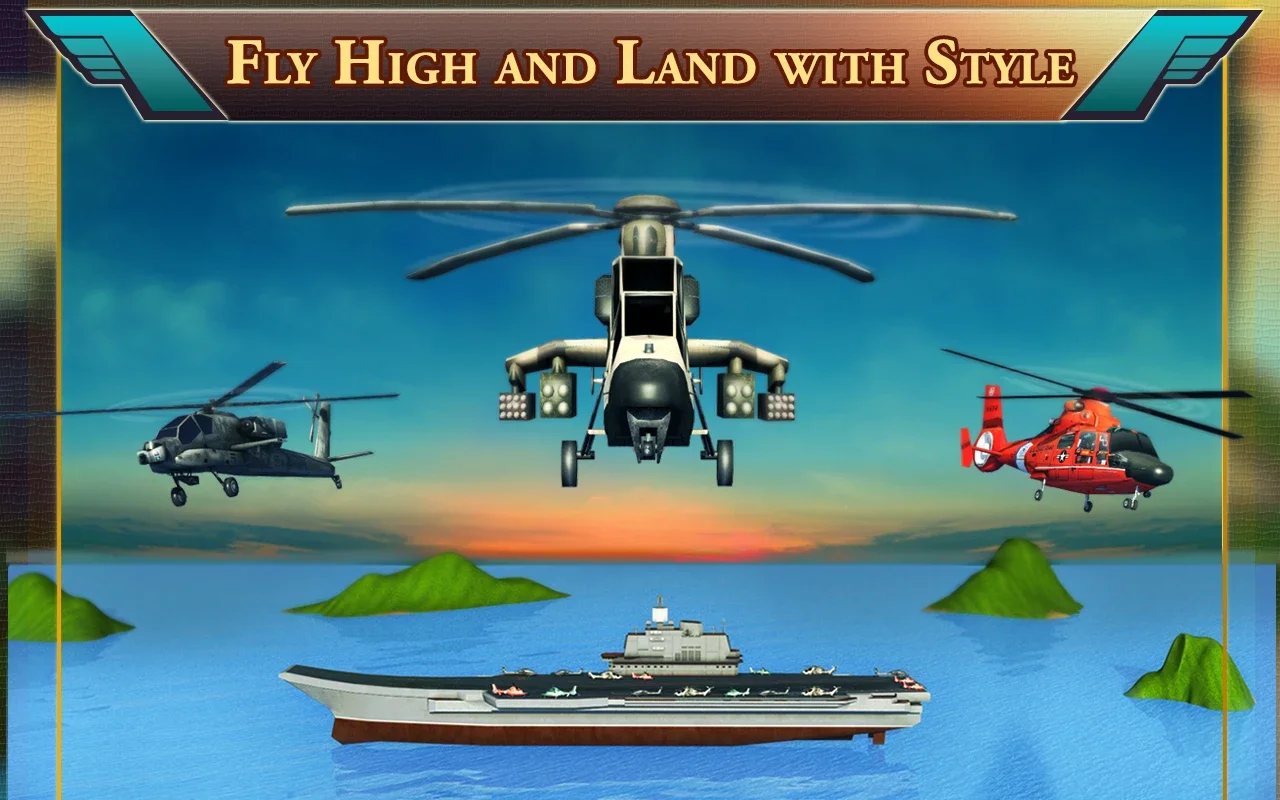 Helicopter Landing 3D for Android - Thrilling Rescue Simulator