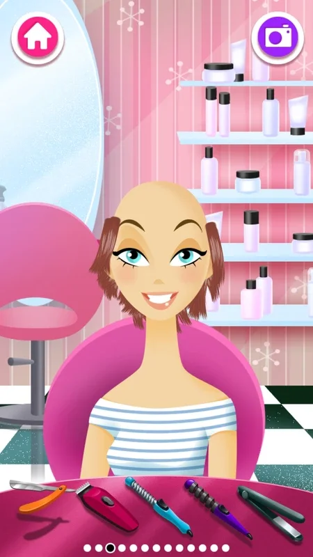 Girls Hair Salon for Android: Fun Hair Styling App