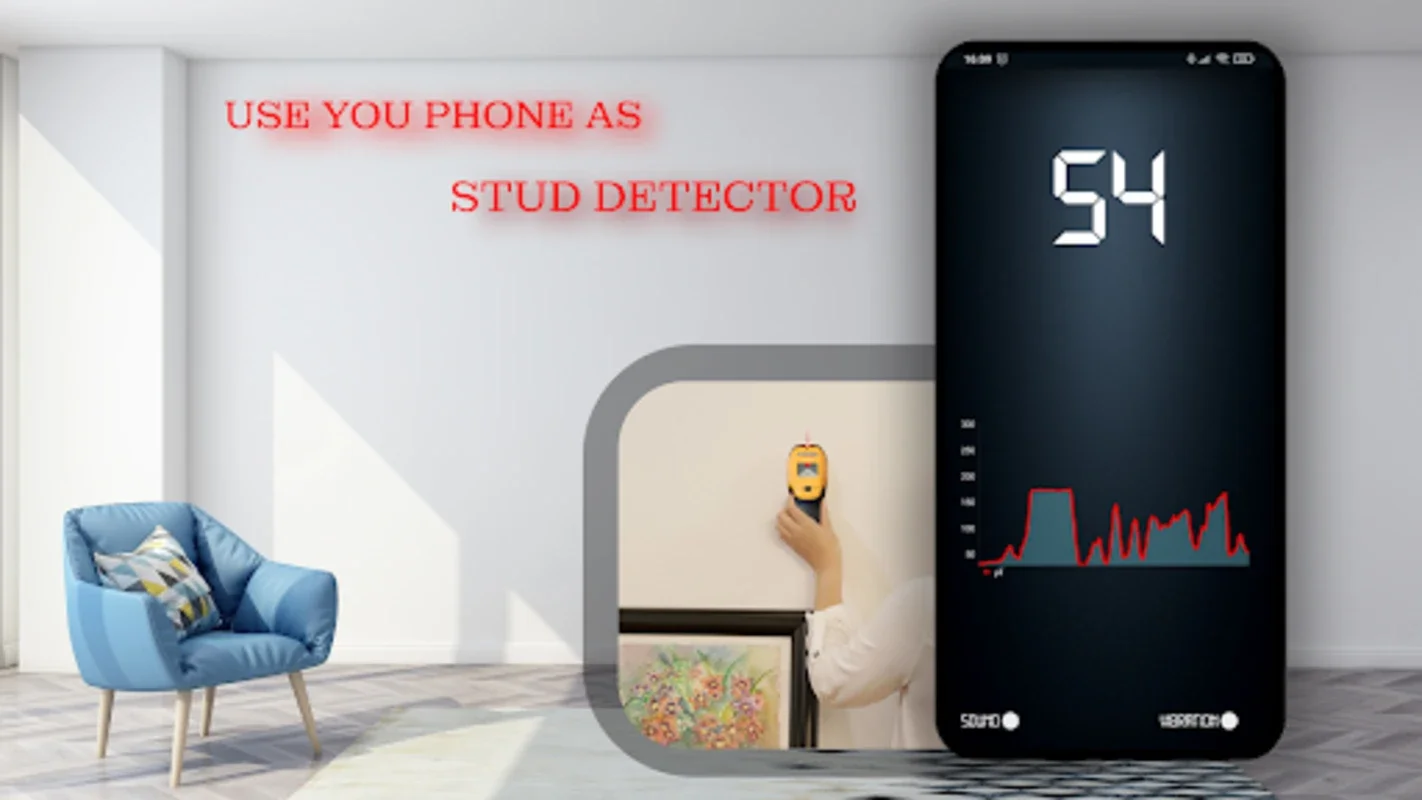 Stud Detector for Android - Accurate Home Renovation Tool