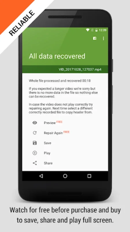 MP4Fix for Android - Download the APK from AppHuts. A Toolbox for Repairing Video Files.