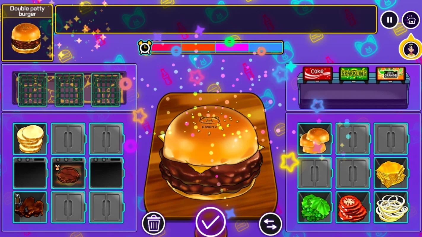 Cindyz Burger for Android - Fun Burger-Making Game