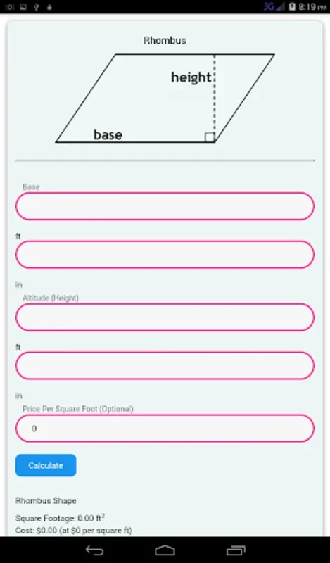 Area Calculator for Android - Accurate Geometric Computations