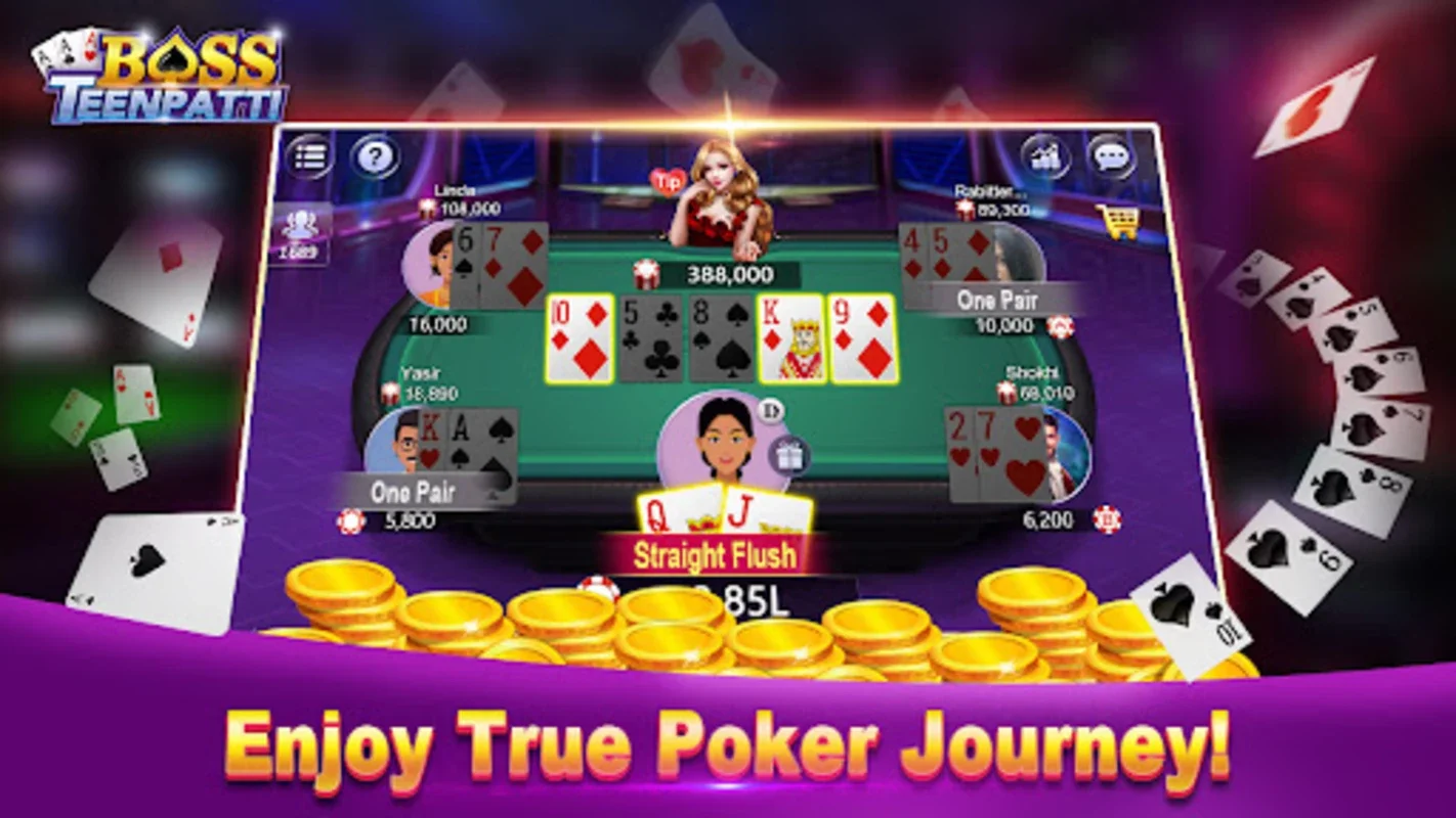 Boss Teenpatti for Android - Engaging Card Game