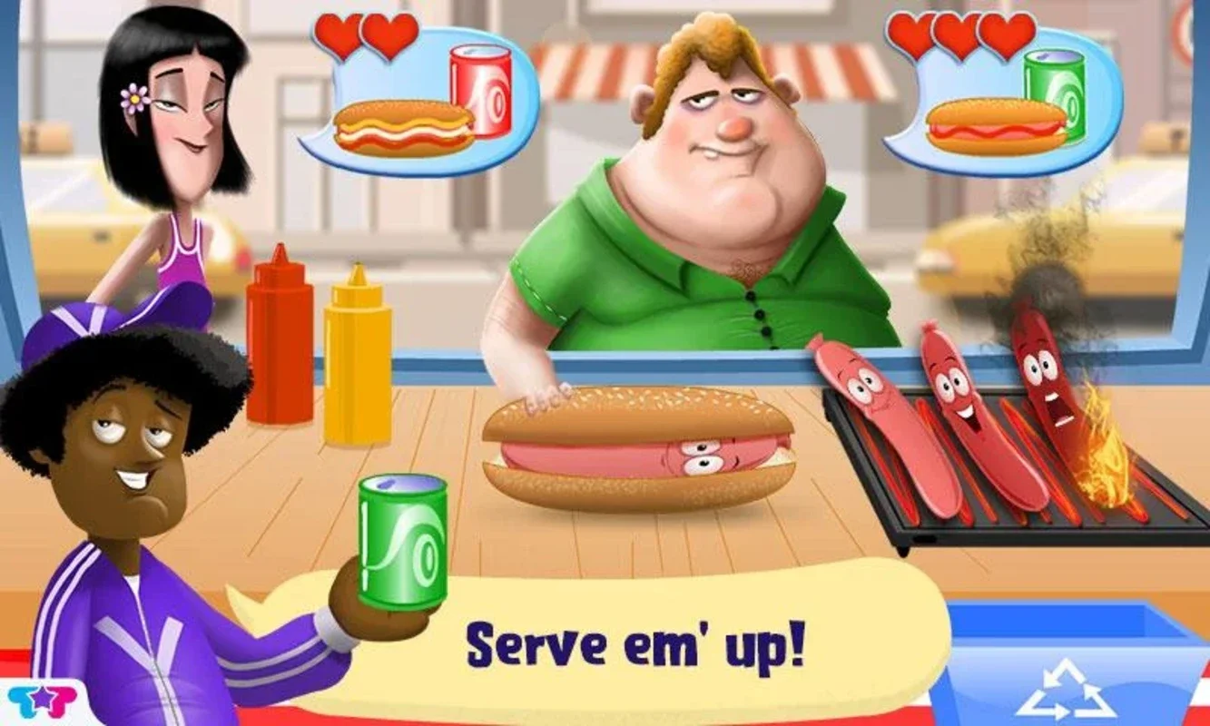 HotDog Truck for Android - Cook, Serve, and Compete