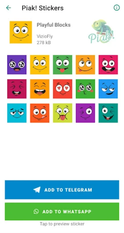 Piak! Stickers for Android - Enhance Chats