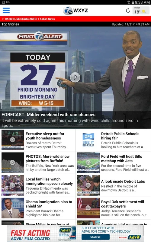 WXYZ Channel 7 Detroit for Android - Stay Informed