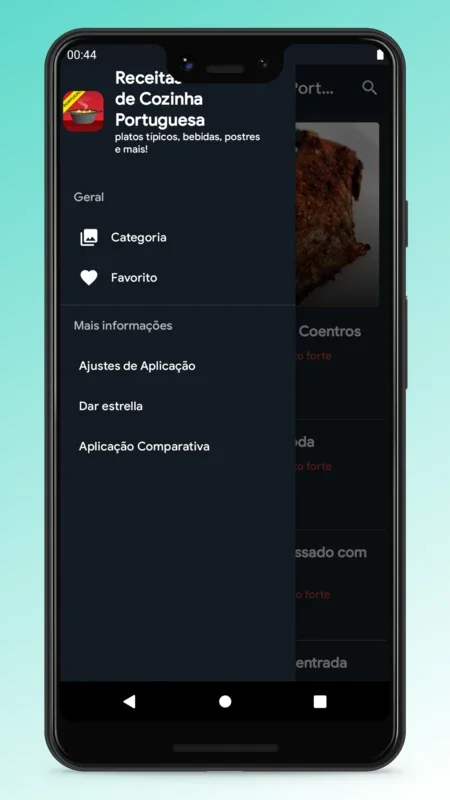 Receitas de Cozinha Portuguesa for Android: Diverse Portuguese Recipes