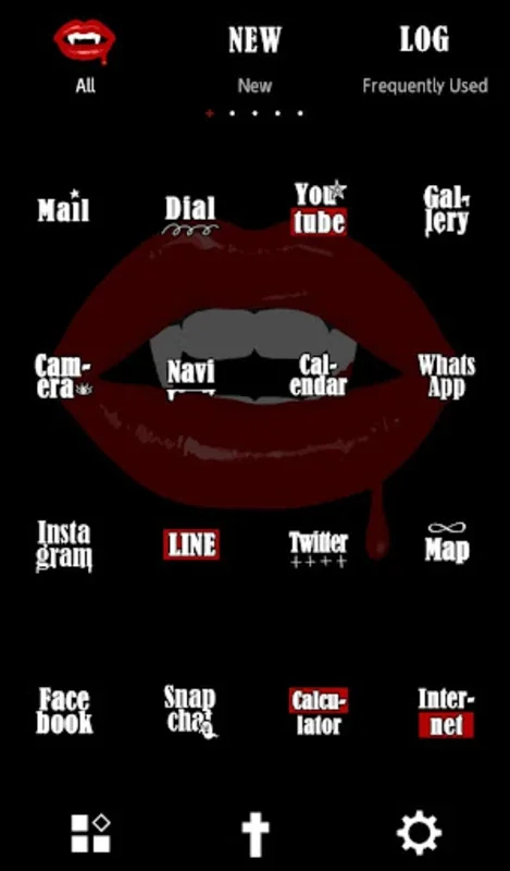 Vampire Lips for Android - Elegant Gothic Customization