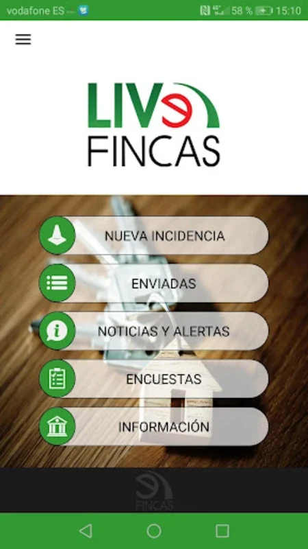 Live Fincas for Android: Streamlined Incident Management