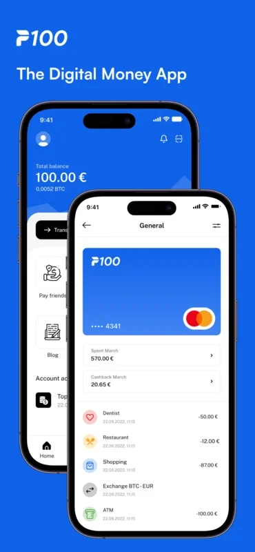 P100 for Android - Secure Financial Management