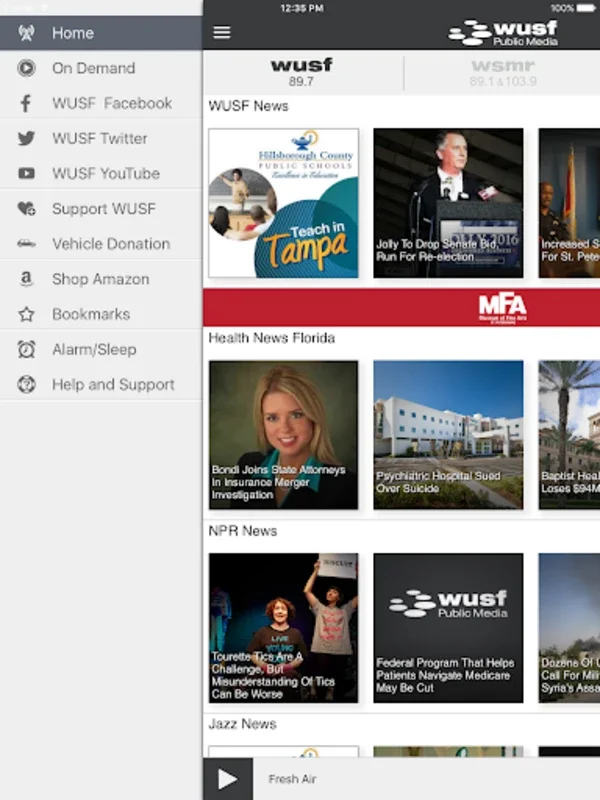 WUSF for Android - Seamless Audio Experience