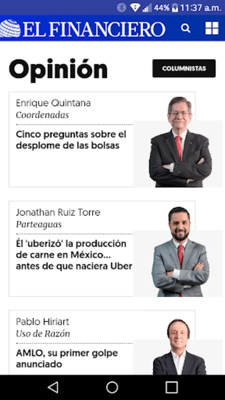 El Financiero for Android - Insights at Your Fingertips