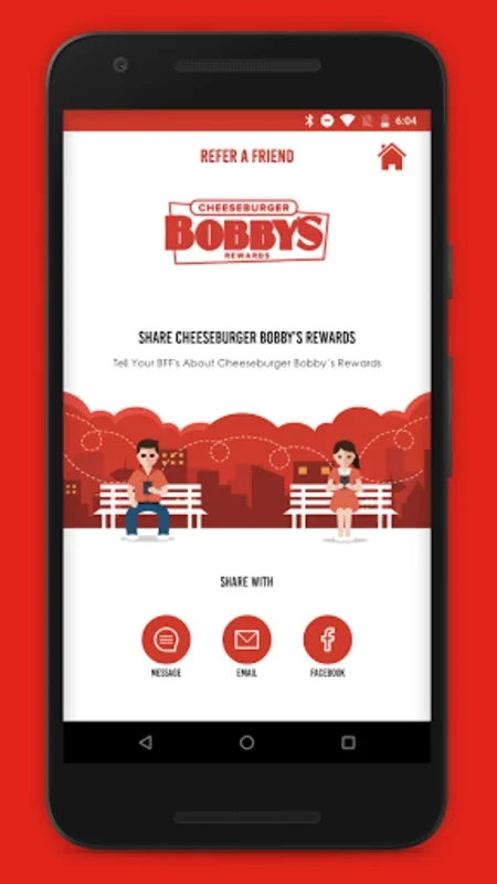 Cheeseburger Bobby's Loyalty for Android - Rewards at Your Fingertips