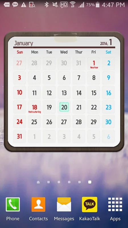 2014 Calendar for Android - Efficient Scheduling Widget