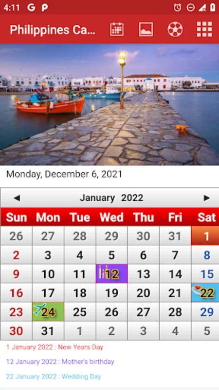 Philippines Calendar 2022 for Android: Manage Your Schedule Effectively