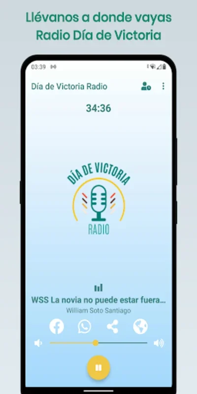 Radio Día de Victoria for Android - Enrich Your Faith