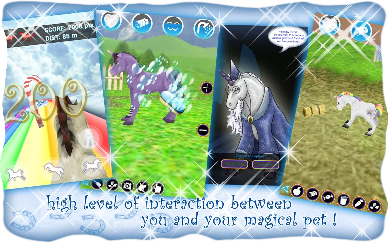 Unicorn Pet for Android - Magical Virtual Pet Experience