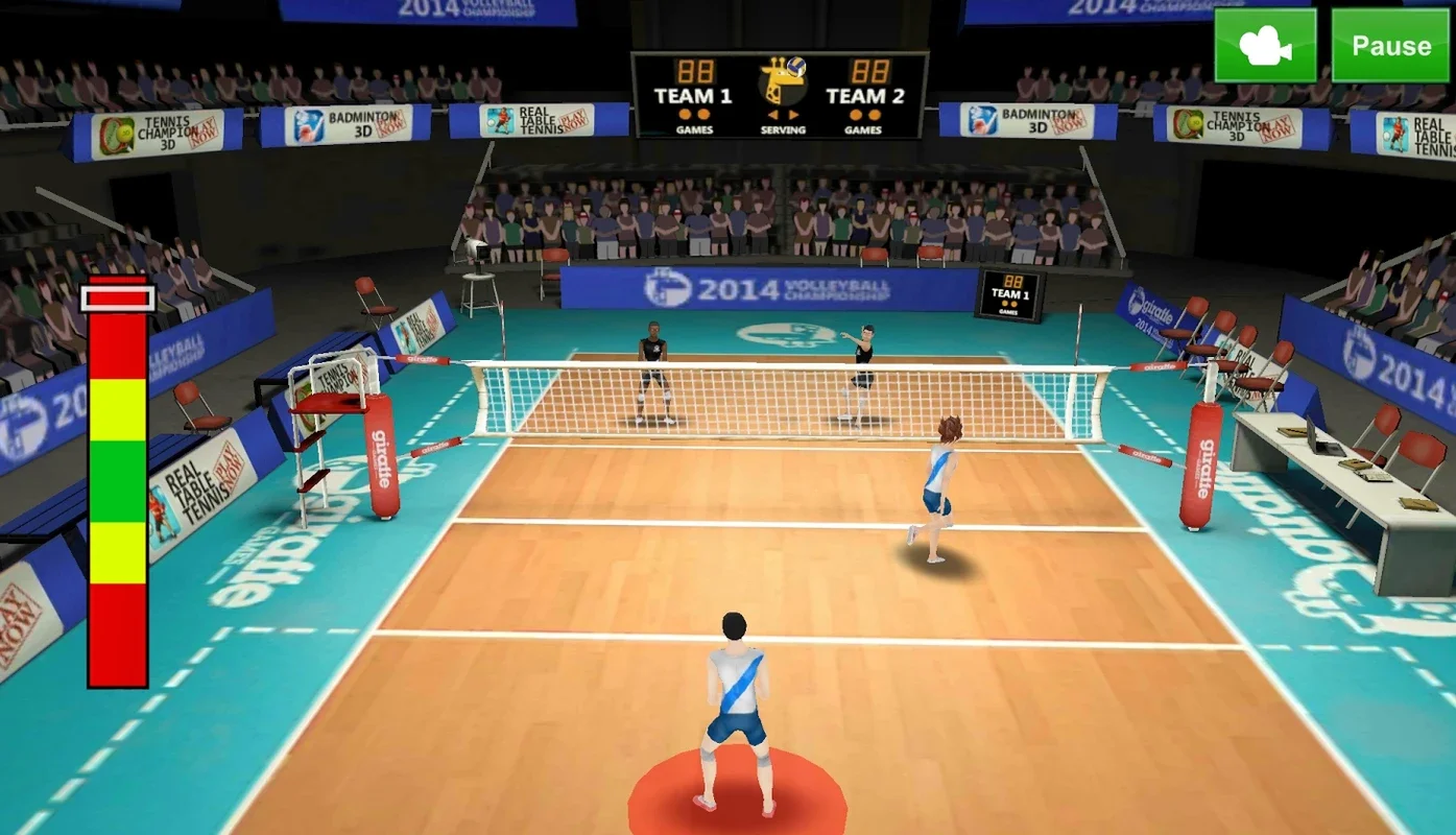 Volleyball 3D for Android - Enjoy 2-on-2 Matches