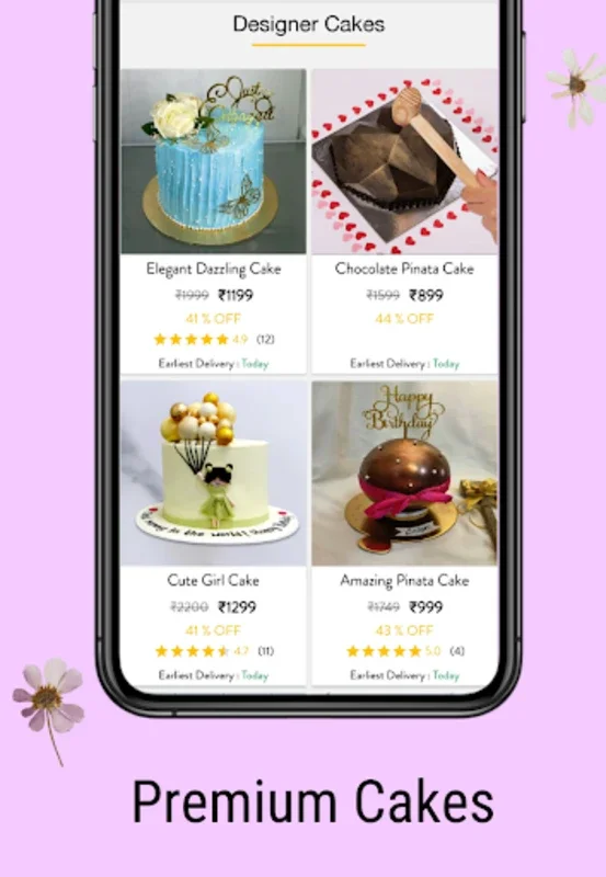 Cakezz for Android - Convenient Online Cake and Flower Delivery