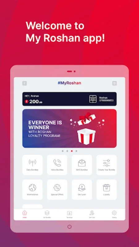My Roshan for Android - Manage Telecom Easily
