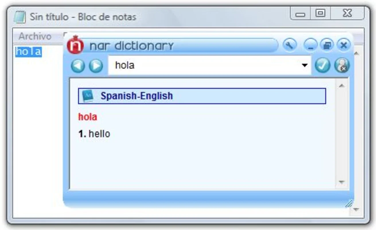 Nar Dictionary: Your Free Multilingual Windows Dictionary