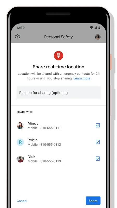 Google Personal Safety for Android - Emergency Safety App