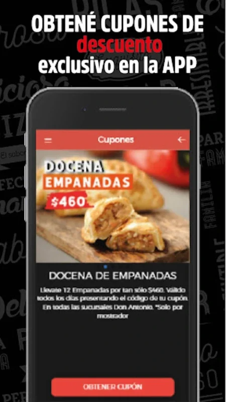 Empanadas Don Antonio for Android - Order Delicious Empanadas Easily