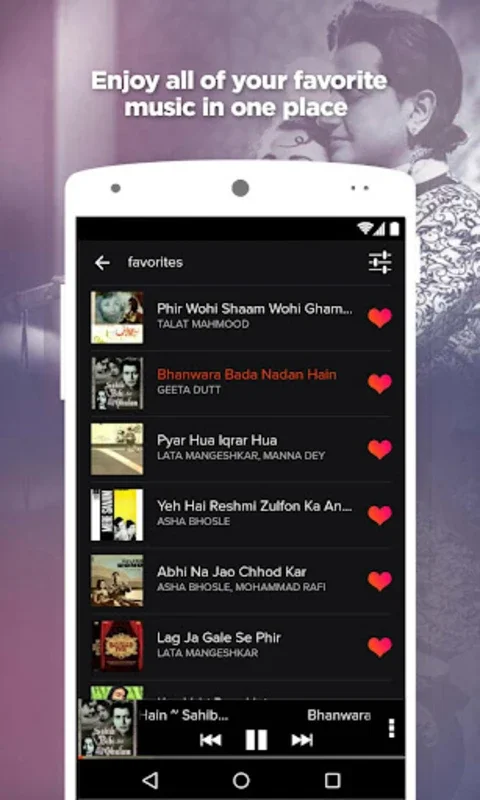 Old Hindi Songs for Android - Immerse in Bollywood Classics