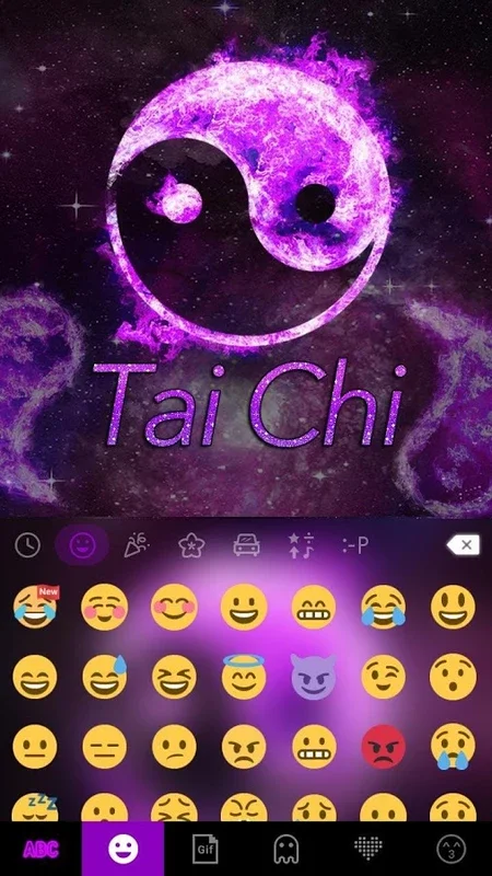 Taichi for Android: A Balanced Keyboard Theme