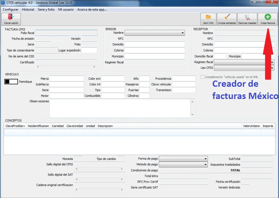 CFDI Vehicular for Windows: Streamline Vehicle Docs