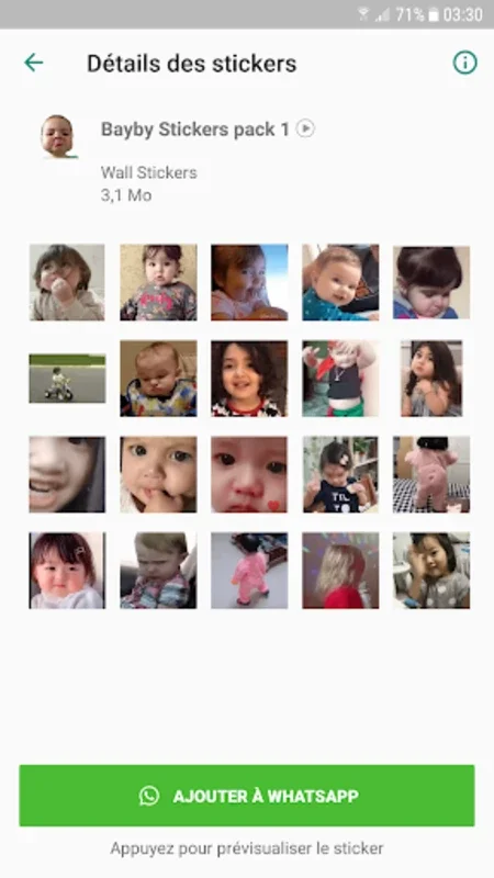 Animated babies Stickers for Android - Enhance WhatsApp Chats