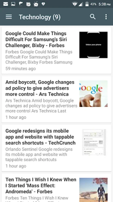 World Short News for Android - Stay Informed Easily