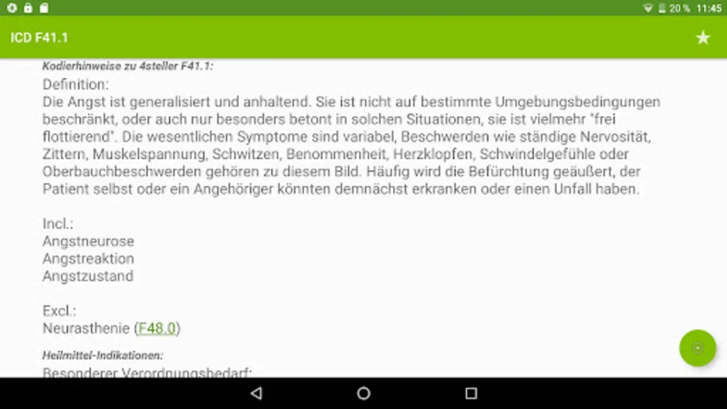 ICD-10 Diagnosen + Heilmittel for Android: Comprehensive Medical App