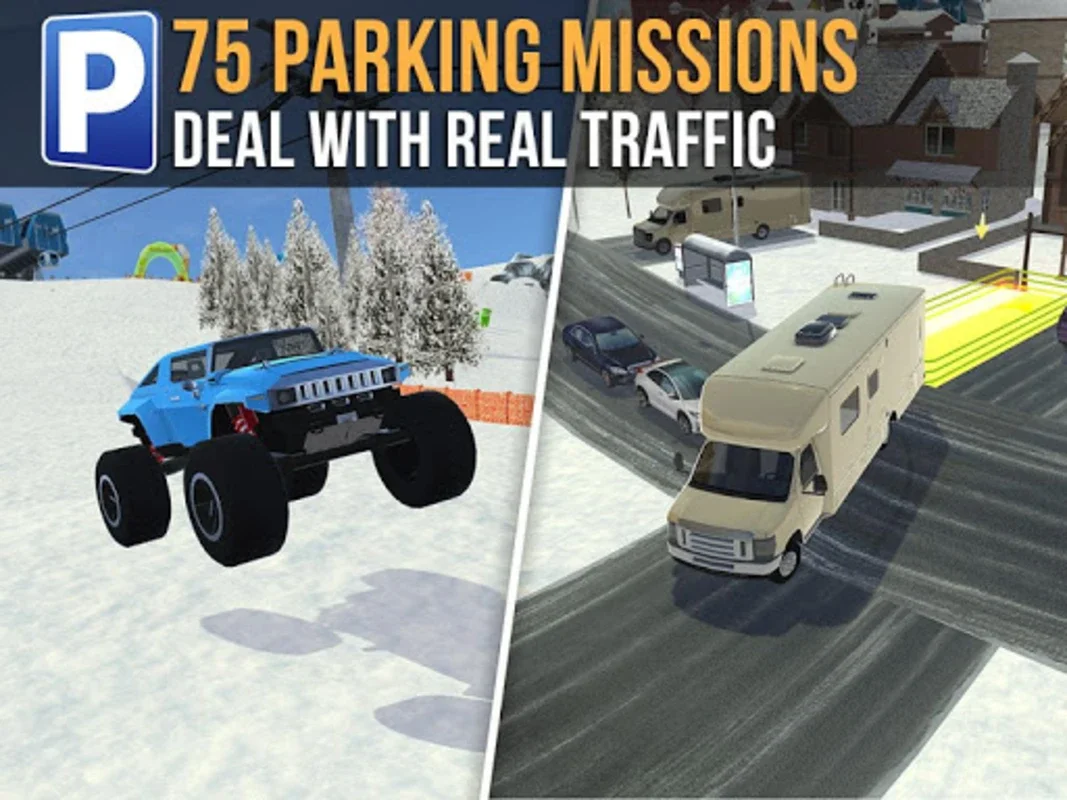 Ski Resort Driving Simulator for Android - Winter Driving Challenges