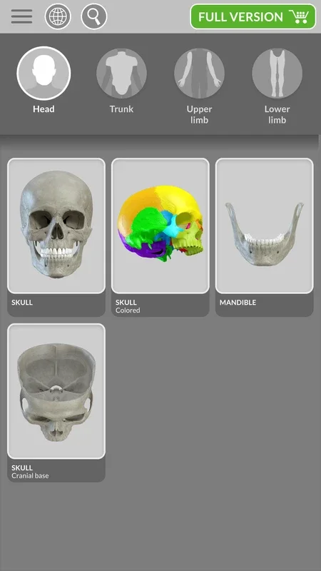 Skeleton 3D Anatomy for Android - In - Depth Skeleton Exploration