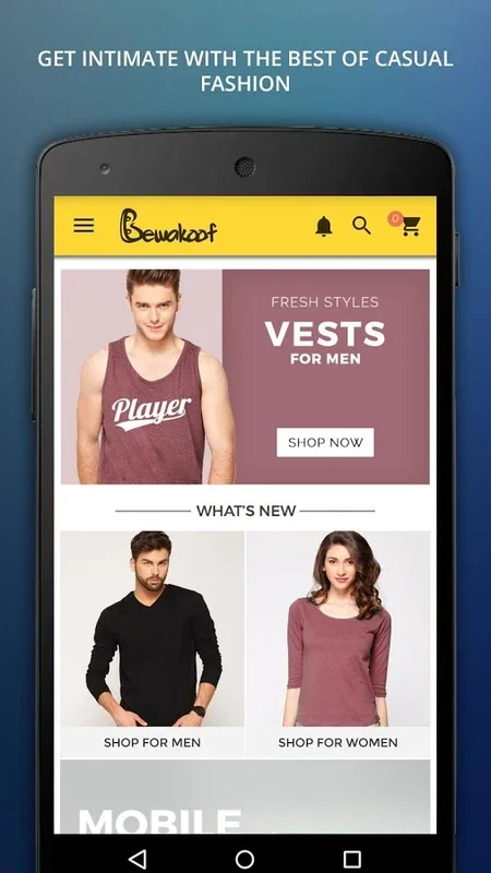 Bewakoof for Android - Shop Fashion with Exclusive Deals