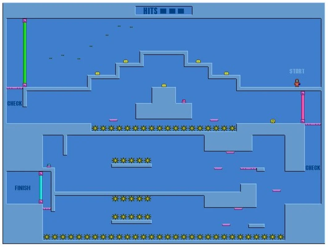 Blasterman vs. Yellowskull for Windows - Retro Platforming Fun