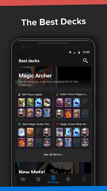 Deck Shop for Clash Royale for Android - Build Winning Decks