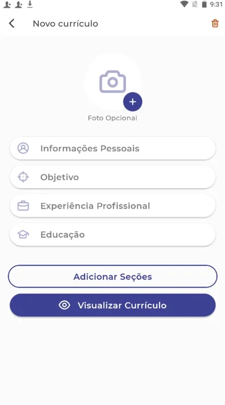 CV - Curriculum Vitae em PDF for Android - Create Resumes Easily