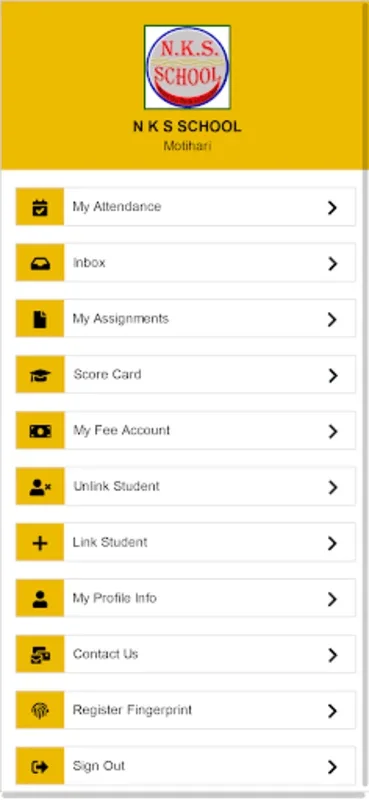 N. K. SECONDARY SCHOOL for Android: Streamlining School Management