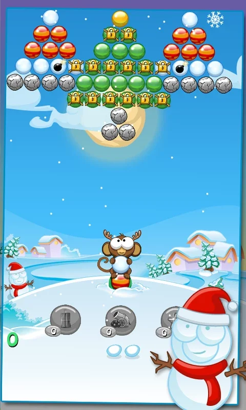 Xmas Bubble Monkey for Android - Fun Festive Gaming