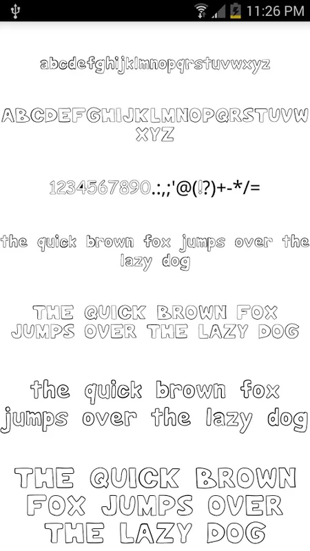 Free Fonts Pack 15 for Android - Enhance Messages